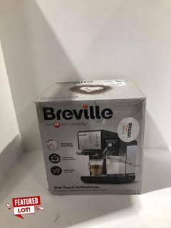 Lot 376  
            Chesterfield SR45 - Parcel Delivery Only 

                
BREVILLE ONE-TOUCH COFFEEHOUSE ESPRESSO, CAPPUCINO AND LATTE MAKER ORIGINAL RRP-£...