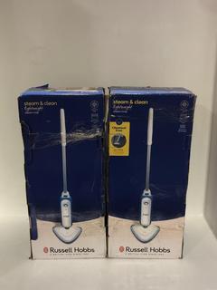 Lot 401  
            Chesterfield SR45 - Parcel Delivery Only 

                
2 X RUSSELL HOBBS STEAM & CLEAN LIGHTWEIGHT STEAM MOP (LOCATION: K6)