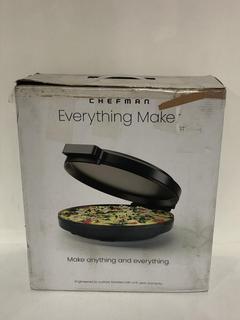 Lot 404  
            Chesterfield SR45 - Parcel Delivery Only 

                
CHEFMAN EVERYTHING MAKER (LOCATION: K6)