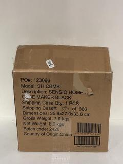 Lot 408  
            Chesterfield SR45 - Parcel Delivery Only 

                
SENSIO HOME ICE CUBE MAKER (LOCATION: K6)