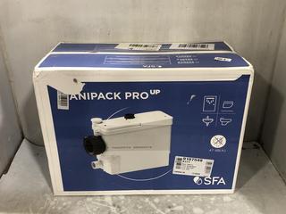 Lot 44  
            Chesterfield SR45 - Parcel Delivery Only 

                
SANIPACK PRO UP PUMP ORIGINAL RRP-£630 (LOCATION: G9)