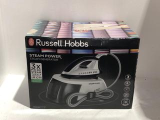 Lot 450  
            Chesterfield SR45 - Parcel Delivery Only 

                
RUSSELL HOBBS STEAM POWER STEAM GENERATOR IRON (LOCATION: K8)