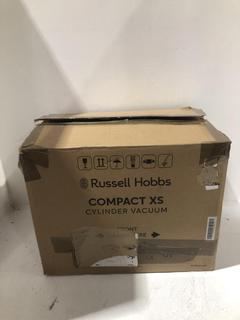 Lot 472  
            Chesterfield SR45 - Parcel Delivery Only 

                
RUSSELL HOBBS COMPACT XS CYLINDER VACUUM RHCV1611-AZ (LOCATION: K9)