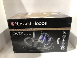 Lot 488  
            Chesterfield SR45 - Parcel Delivery Only 

                
RUSSELL HOBBS TIN2 PET CYLINDER VACUUM (LOCATION: K9)