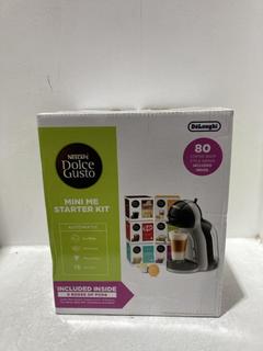 Lot 494  
            Chesterfield SR45 - Parcel Delivery Only 

                
NESCAFE DOLCE GUSTO MINI ME STARTER KIT (LOCATION: K10)