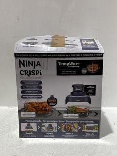 Lot 499  
            Chesterfield SR45 - Parcel Delivery Only 

                
SHARK NINJA FN101UK CRISPI 4-IN-1 PORTABLE GLASS AIR FRYER COOKING SYSTEM ORIGINA...