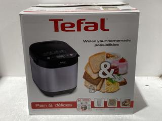 Lot 506  
            Chesterfield SR45 - Parcel Delivery Only 

                
TEFAL PAIN & DELICES BREADMAKER ORIGINAL RRP-£140 (LOCATION: K10)