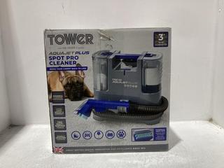 Lot 507  
            Chesterfield SR45 - Parcel Delivery Only 

                
TOWER AQUAJET PLUS SPOT PRO CLEANER (LOCATION: K10)