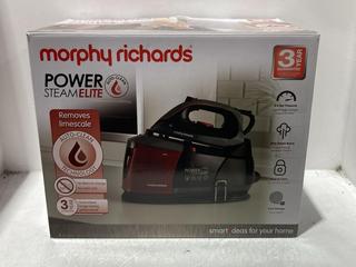 Lot 511  
            Chesterfield SR45 - Parcel Delivery Only 

                
MORPHY RICHARDS 332013 STEAMELITE PLUS STEAM GENERATOR ORIGINAL RRP-£230 (LOCATIO...