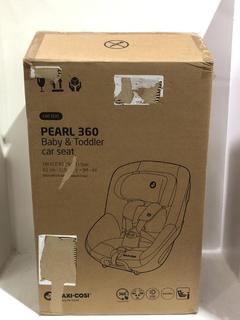 Lot 517  
            Chesterfield SR45 - Parcel Delivery Only 

                
MAXI-COSI PEARL 360 BABY & TODDLER CAR SEAT IN BLACK - ORIGINAL RRP Â£194 (LOCATI...