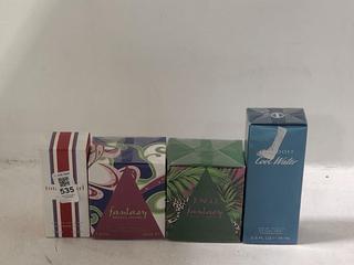 Lot 535  
            Chesterfield SR45 - Parcel Delivery Only 

                
4 X ASSIRTED PERFUMS TO INCLUDE TOMMY GIRL TOMMY HILFIGER EAU DE TOILETTE (LOCATI...