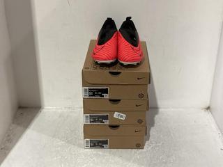 Lot 587  
            Chesterfield SR45 - Parcel Delivery Only 

                
3 X NIKE JR PHANTOM GX ACADEMCY FG/MG UK SIZE 4 FOOTBALL BOOTS UK (LOCATION: J3)