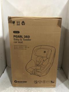 Lot 60  
            Chesterfield SR45 - Parcel Delivery Only 

                
MAXI-COSI PEARL 360 BABY & TODDLER CAR SEAT £200 (LOCATION: G10)