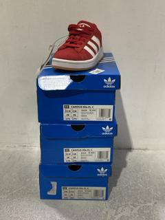 Lot 610  
            Chesterfield SR45 - Parcel Delivery Only 

                
3 X ASSORTED ADIDAS TRAINERS TO INCLUDE ADIDAS CAMPUS 00S EL C TRAINERS TRAINERS ...