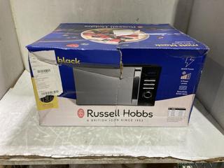 Lot 626  
            Chesterfield SR45 - Parcel Delivery Only 

                
RUSSELL HOBBS MATT BLACK DIGITAL MICROWAVE (LOCATION: J4)