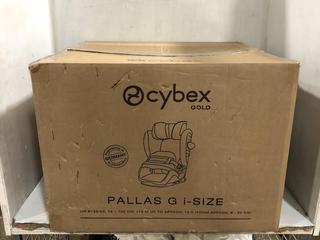 Lot 62  
            Chesterfield SR45 - Parcel Delivery Only 

                
CYBEX GOLD PALLAS G I-SIZE CAR SEAT ORIGINAL RRP-£210 (LOCATION: G10)