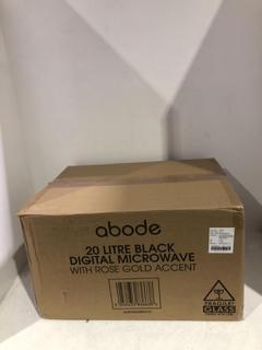 Lot 655  
            Chesterfield SR45 - Parcel Delivery Only 

                
2 X ASSORTED MICROWAVES TO INCLUDE ADOBE 20 LITRE BLACK DIGITAL MICROWAVE (LOCATI...