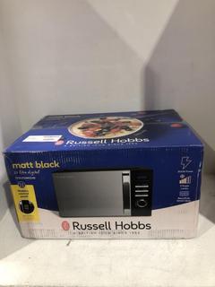 Lot 658  
            Chesterfield SR45 - Parcel Delivery Only 

                
RUSSELL HOBBS MATT BLACK 20 LITRE DIGITAL MICROWAVE (LOCATION: J5)
