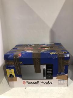 Lot 659  
            Chesterfield SR45 - Parcel Delivery Only 

                
RUSSELL HOBBS MATT BLACK 20 LITRE DIGITAL MICROWAVE (LOCATION: J5)