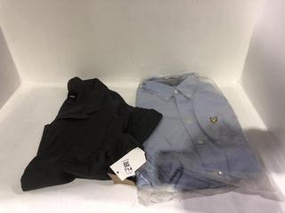 Lot 714  
            Chesterfield SR45 - Parcel Delivery Only 

                
2 X ASSORTED CLOTHING ITEMS TO INCLUDE LARGE GRAY SHIRT (LOCATION: J7)