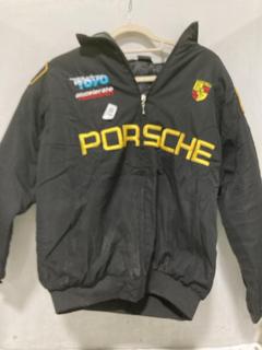 Lot 740  
            Chesterfield SR45 - Parcel Delivery Only 

                
MEDIUM VINTAGE-STYLE PORSCHE RACING JACKET (LOCATION: J8)