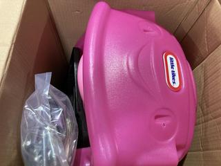 Lot 743  
            Chesterfield SR45 - Parcel Delivery Only 

                
LITTLE TIKES 642722PE13 COZY PINK COUPE (LOCATION: J8)