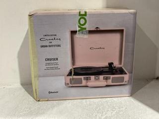 Lot 752  
            Chesterfield SR45 - Parcel Delivery Only 

                
LIMITED EDITION CROSLEY FOR URBAN OUTFITTERS CRUISER PORTABLE RECORD PLAYER WITH ...
