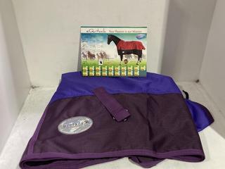Lot 766  
            Chesterfield SR45 - Parcel Delivery Only 

                
EQUITACK WATERPROOF HORSE COAT (LOCATION: J9)