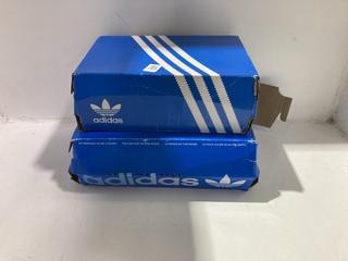 Lot 783  
            Chesterfield SR45 - Parcel Delivery Only 

                
2 X ASSORTED ADIDAS FOOTWEAR TO INCLUDE ADIDAS WOMENS HANDBALL SPEZIAL UK SIZE 6....