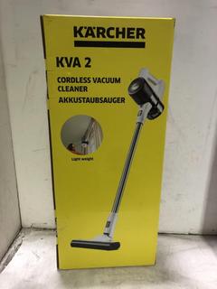 Lot 822  
            Chesterfield SR45 - Parcel Delivery Only 

                
KARCER KVA 2 CORDLESS VACUUM CLEANER ORIGINAL RRP-£120 (LOCATION: I1)