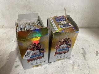 Lot 876  
            Chesterfield SR45 - Parcel Delivery Only 

                
2 X BOXES OF 32 PACKS OF 12 MATCH ATTAX FOOTBALL TRADING CARDS (LOCATION: I3)