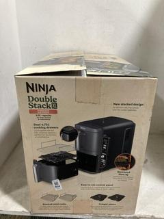 Lot 904  
            Chesterfield SR45 - Parcel Delivery Only 

                
SHARK NINJA DOUBLE STACK XL 2-DRAWER AIRFRYER ORIGINAL RRP-£270 (LOCATION: I4)