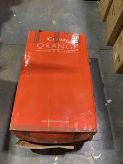 Lot 909  
            Chesterfield SR45 - Parcel Delivery Only 

                
ICANDY ORANGE PUSHCHAIR AND CARRYCOT (LOCATION: I4)