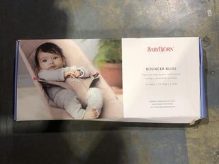 Lot 914  
            Chesterfield SR45 - Parcel Delivery Only 

                
BABYBJORN BOUNCER BLISS BABY BOUNCER (LOCATION: I4)