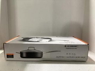 Lot 919  
            Chesterfield SR45 - Parcel Delivery Only 

                
LE CREUSET TOUGHENED SAUTE PAN ORIGINAL RRP-£130 (LOCATION: I5)
