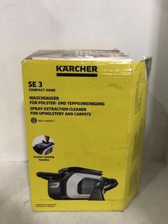 Lot 949  
            Chesterfield SR45 - Parcel Delivery Only 

                
KARCHER SE 3 STEAM CLEANER SPRAY-EXTRACTION CLEANER FOR UPHOLSTERY AND CARPETS OR...