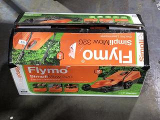 Lot 960  
            Chesterfield SR45 - Parcel Delivery Only 

                
FLYMO SIMPLIMOW320 ELECTRIC LAWNMOWER (LOCATION: I6)