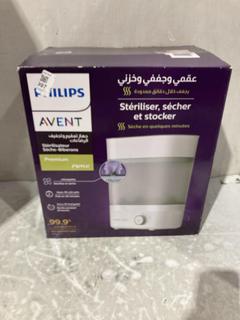 Lot 997  
            Chesterfield SR45 - Parcel Delivery Only 

                
PHILIPS AVENT BOTTLE STERILISER & DRYER ORIGINAL RRP-£115 (LOCATION: I7)