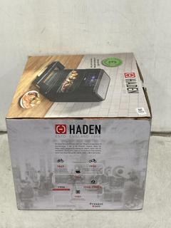 Lot 1022  
            Chesterfield SR44 - Parcel Delivery Only 

                
HADEN 12 LITRE AIR FRYER OVEN (LOCATION: I1)
