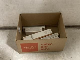 Lot 1064  
            Chesterfield SR44 - Parcel Delivery Only 

                
5 X ASSORTED ICONIC LONDON BEAUTY PRODUCTS TO INCLUDE ICONIC LONDON RADIANCE BOOS...