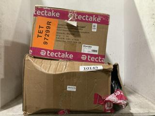 Lot 1084  
            Chesterfield SR44 - Parcel Delivery Only 

                
TECTAKE 25L SEED SPREADER TO INCLUDE TECTAKE RUG ZONELLE 140X200CM IN BLACK (LOCA...