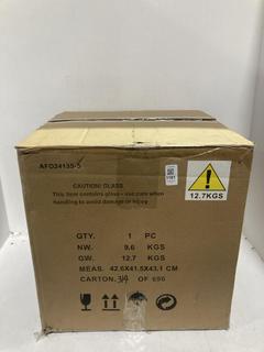 Lot 1181  
            Chesterfield SR44 - Parcel Delivery Only 

                
BREVILLE HALO FLEXI DUAL AIR FRYER IN BLACK - ORIGINAL RRP £230 (LOCATION: I6)