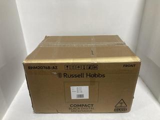 Lot 1190  
            Chesterfield SR44 - Parcel Delivery Only 

                
RUSSELL HOBBS COMPACT BLACK DIGITAL MICROWAVE IN BLACK (LOCATION: I6)