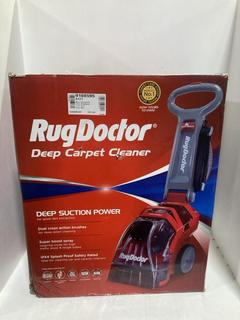 Lot 1195  
            Chesterfield SR44 - Parcel Delivery Only 

                
RUG DOCTOR DEEP CARPET CLEANER IN RED/GREY - ORIGINAL RRP £220 (LOCATION: I6)