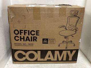 Lot 1198  
            Chesterfield SR44 - Parcel Delivery Only 

                
COLAMY OFFICE CHAIR IN CREAM MODEL: 9050 (LOCATION: I6)