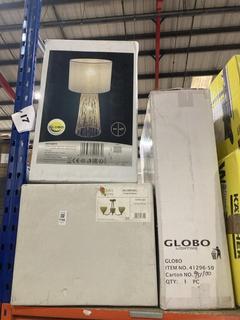 Lot 1199  
            Chesterfield SR44 - Parcel Delivery Only 

                
3 X ASSORTED HOME LIGHTS OAKS LIGHTING HAMBURG 3 LIGHT PENDANT (LOCATION: I7)