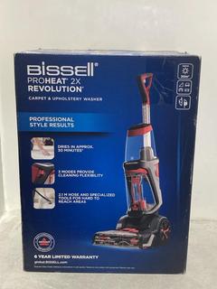 Lot 1222  
            Chesterfield SR44 - Parcel Delivery Only 

                
BISSELL PROHEAT 2 X REVOLUTION CARPET CLEANER - ORIGINAL RRP £289 (LOCATION: I8)