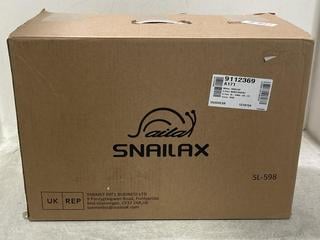 Lot 1228  
            Chesterfield SR44 - Parcel Delivery Only 

                
SNAILAX SL-598 HEATED FOOT MASSAGER (LOCATION: I8)