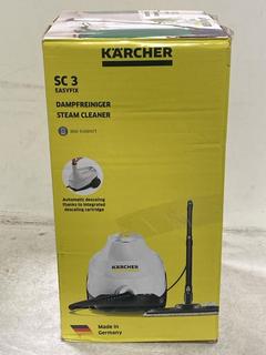 Lot 1237  
            Chesterfield SR44 - Parcel Delivery Only 

                
KARCHER SC 3 DAMP STEAM CLEANER (LOCATION: I8)