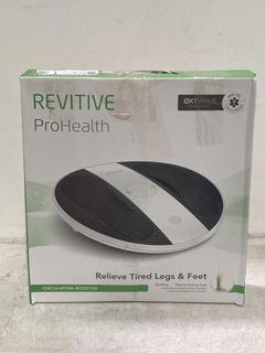 Lot 1240  
            Chesterfield SR44 - Parcel Delivery Only 

                
REVITIVE PRO HEALTH LEG & FOOT CIRCULATION BOOSTER - ORIGINAL RRP £279 (LOCATION:...